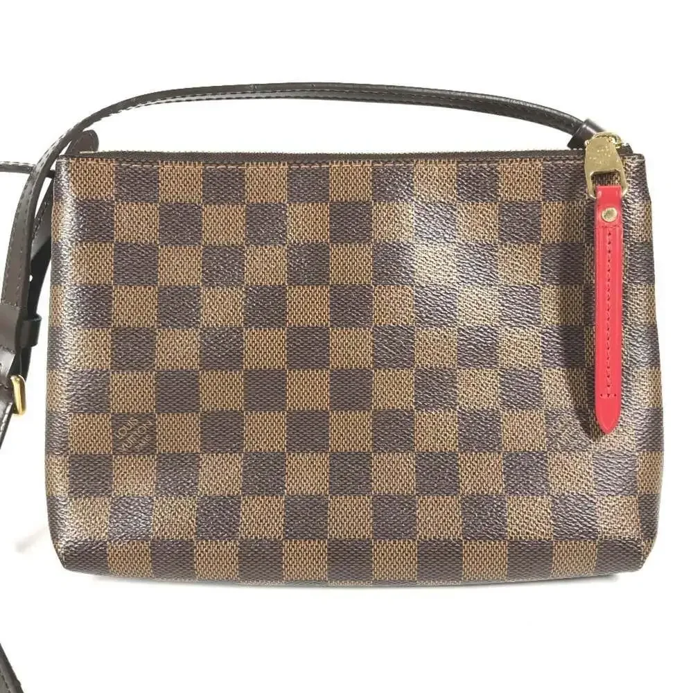 LOUIS VUITTON Brown Damier Canvas Pochette Shoulder Bag
